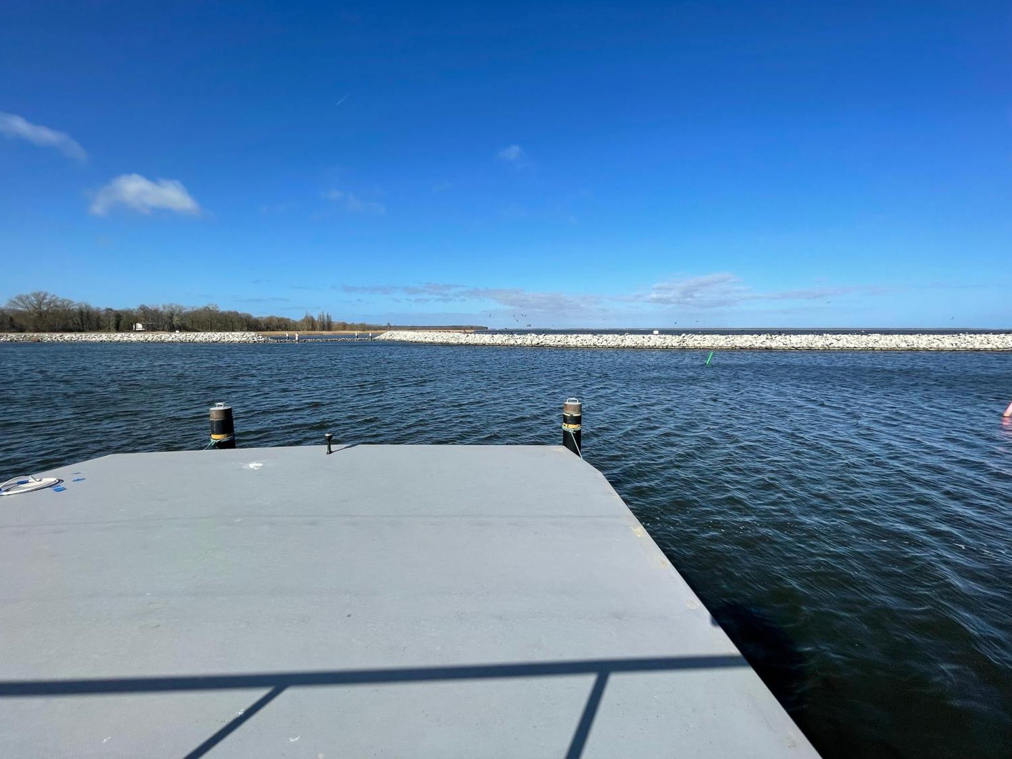 Hausboot Fjord Baltica Mit Dachterrasse In Barth酒店 外观 照片